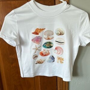 SHEIN seashell shirt
